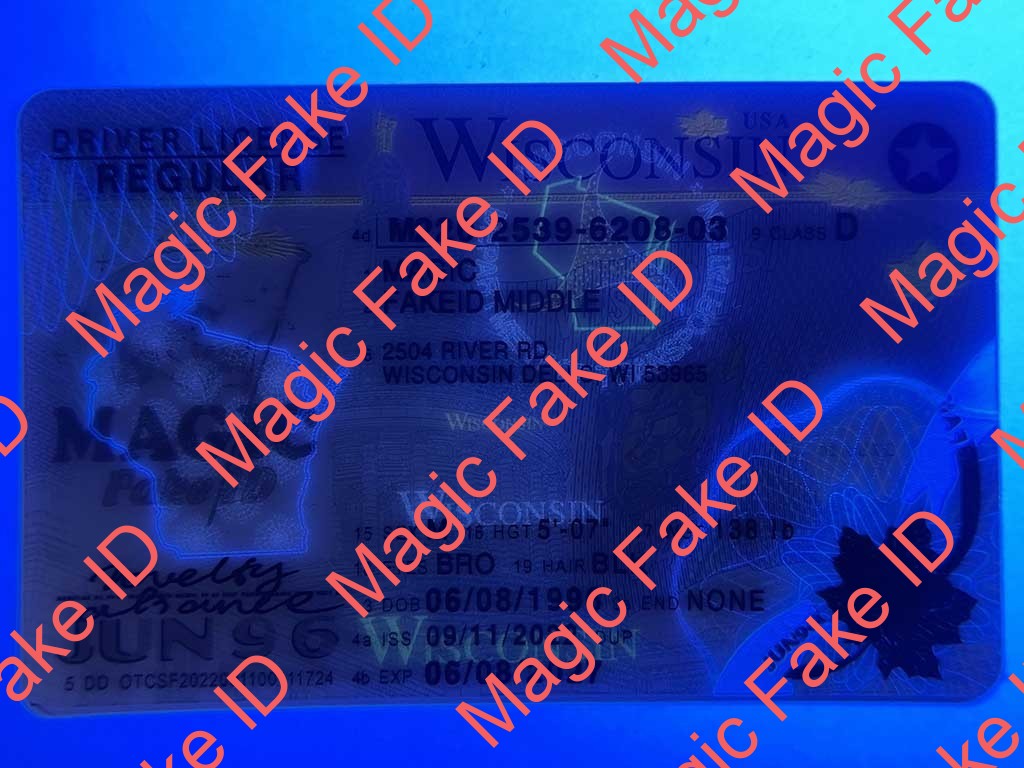 Wisconsin Driver License Polycarbonate 2023 - Image 3