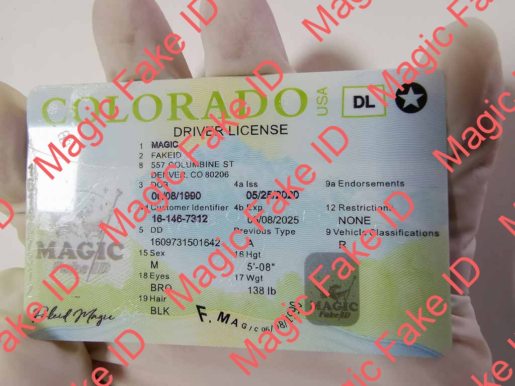 New Colorado Driver License - Magic Fake IDs