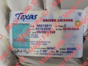 Old Texas Driver License