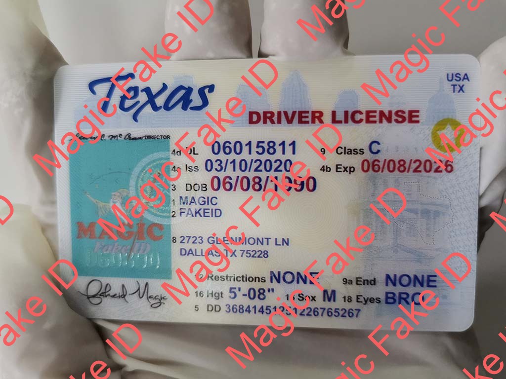 Old Texas Driver License