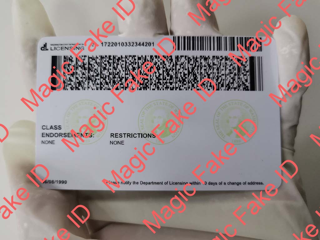 New Washington Driver License - Image 4