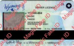 Wyoming Driver License - Magic Fake IDs | Scannable Fake IDS | Wyoming fake id