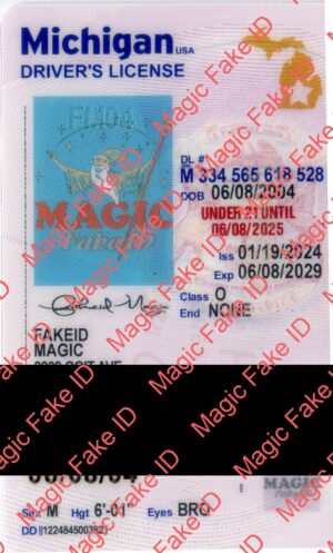 New Michigan U21 Driver License - Magic Fake IDs | Scannable Fake IDS
