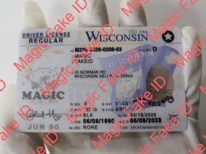 Wisconsin Driver License - Magic Fake IDs | Scannable Fake IDS | Wisconsin fake id